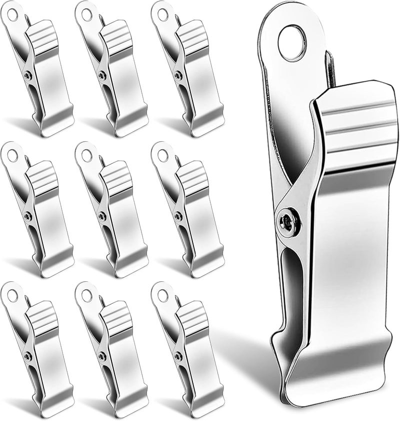 NATZERAT16 Pcs Metal Mini Clamps Mini Spring Clamp Crocodile Alligator Clips Alligator Clamps 1/2 Inch mini alligator clips for Work, Clothes, Photos, Curtains，smooth jaw， 5/16 inch capacity - Image 1